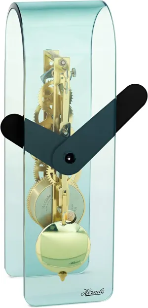 Hermle Modern Acrylic Table Clock with Quartz Movement