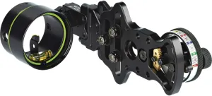 HHA - Optimizer Ultra X - 1.75'' Rheostat Scope - 1 Pin - Green - .019 - Right Hand, Black
