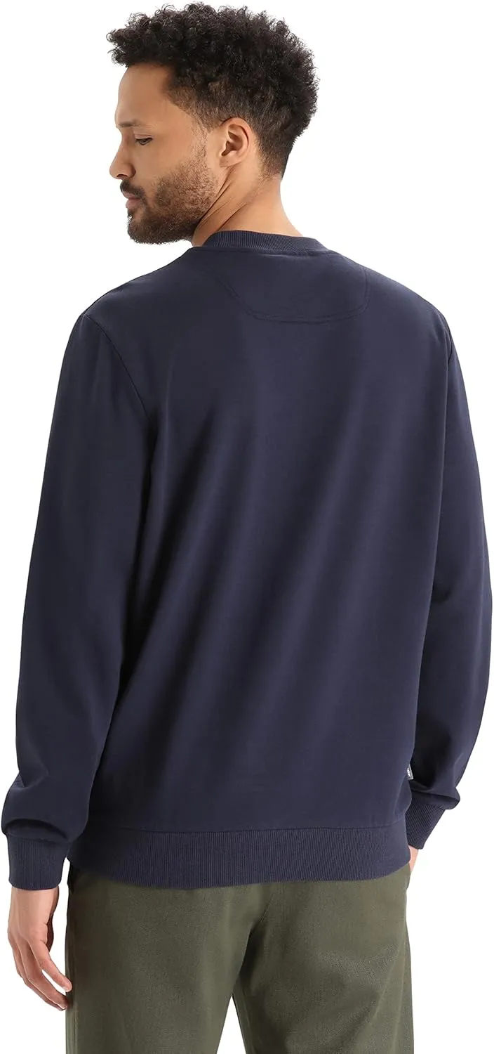 Icebreaker Men's Central Long Sleeve Casual Wool Lounge Sweatshirt