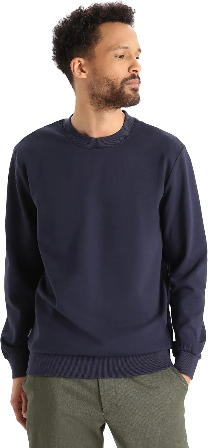 Icebreaker Men's Central Long Sleeve Casual Wool Lounge Sweatshirt