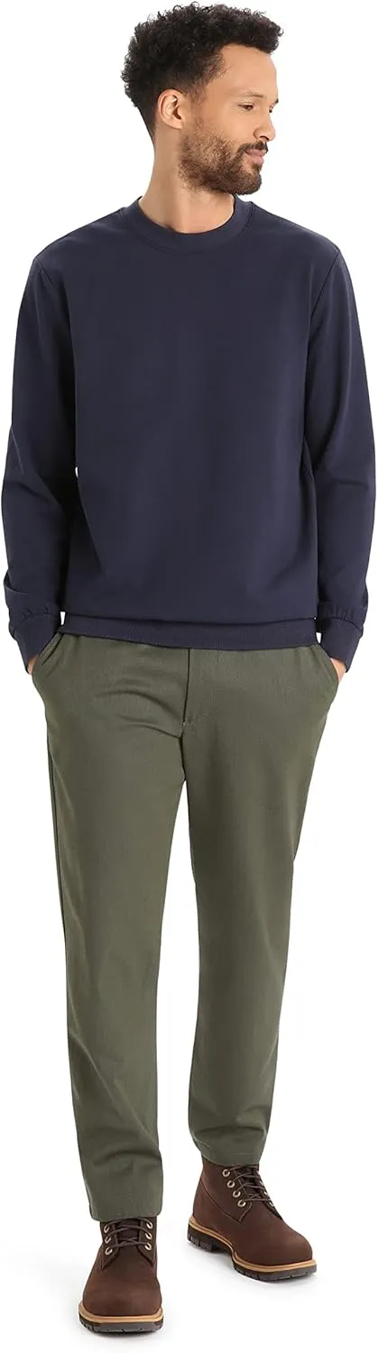 Icebreaker Men's Central Long Sleeve Casual Wool Lounge Sweatshirt