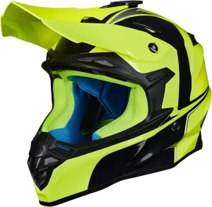 ILM Adult Dirt Bike Helmets ATV Motocross Dirtbike Helmet with Super Soft Liner Camera Mount for Men Women Motorcycle Dual Sport DOT Model-216 (Yellow Black, M)