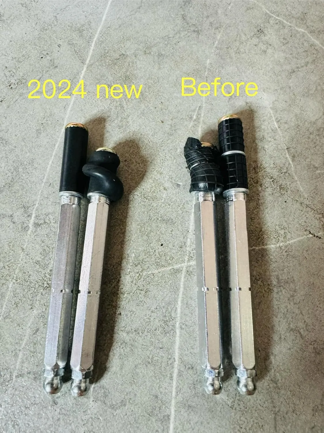 Injection Packer 50Pcs Bag 3/8" Dia X 4" Length, for Crack Repair, Concrete Restore, Waterproof, epoxy and Polyurethane, Low Pressure Opening (Silver, 3/8" D x 4" L)
