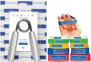 IronMind Fitness Grip Set: Zenith 2 Gripper and EYHB - Hand Exerciser Finger Strengthener