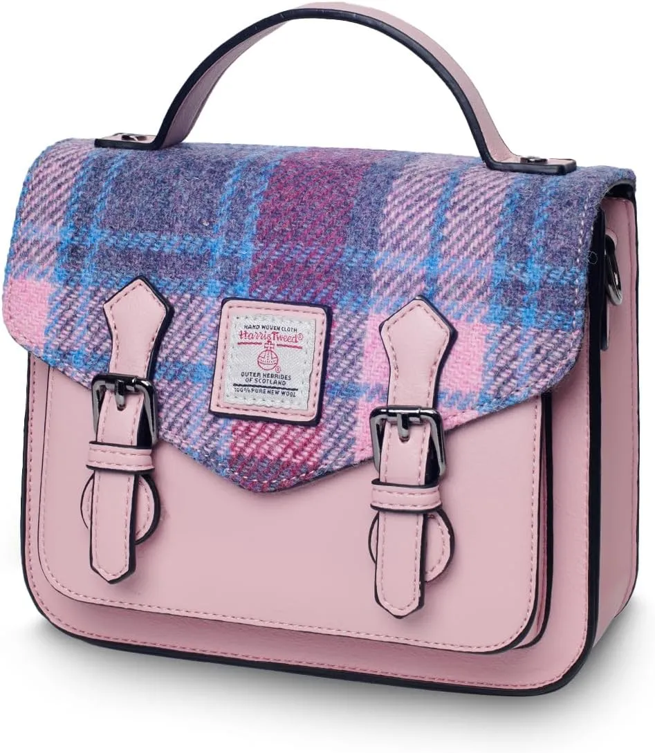 Islander® The Calton Satchel - Ladies Satchel With HARRIS TWEED - Small and Medium