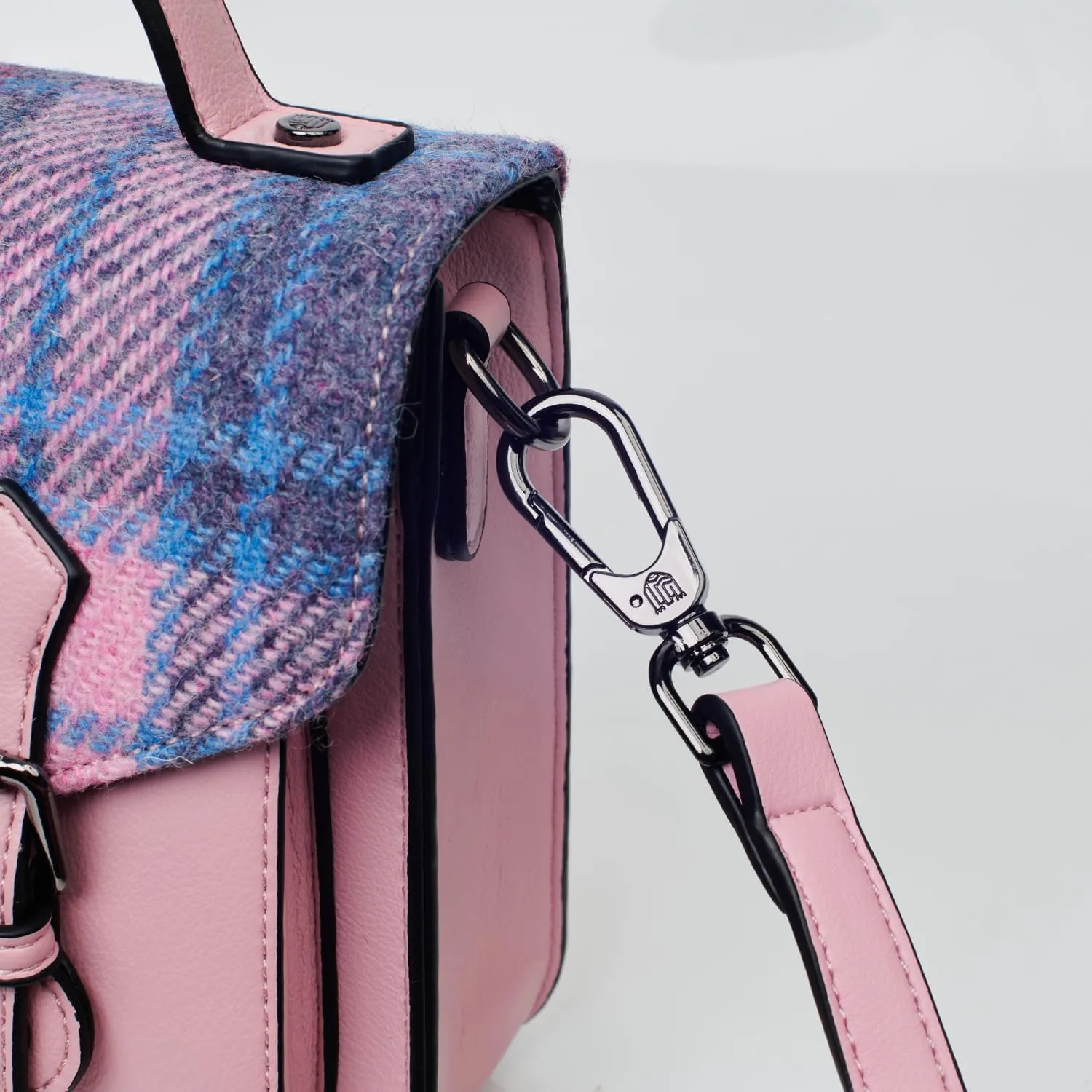 Islander® The Calton Satchel - Ladies Satchel With HARRIS TWEED - Small and Medium