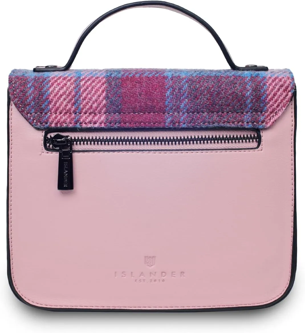 Islander® The Calton Satchel - Ladies Satchel With HARRIS TWEED - Small and Medium
