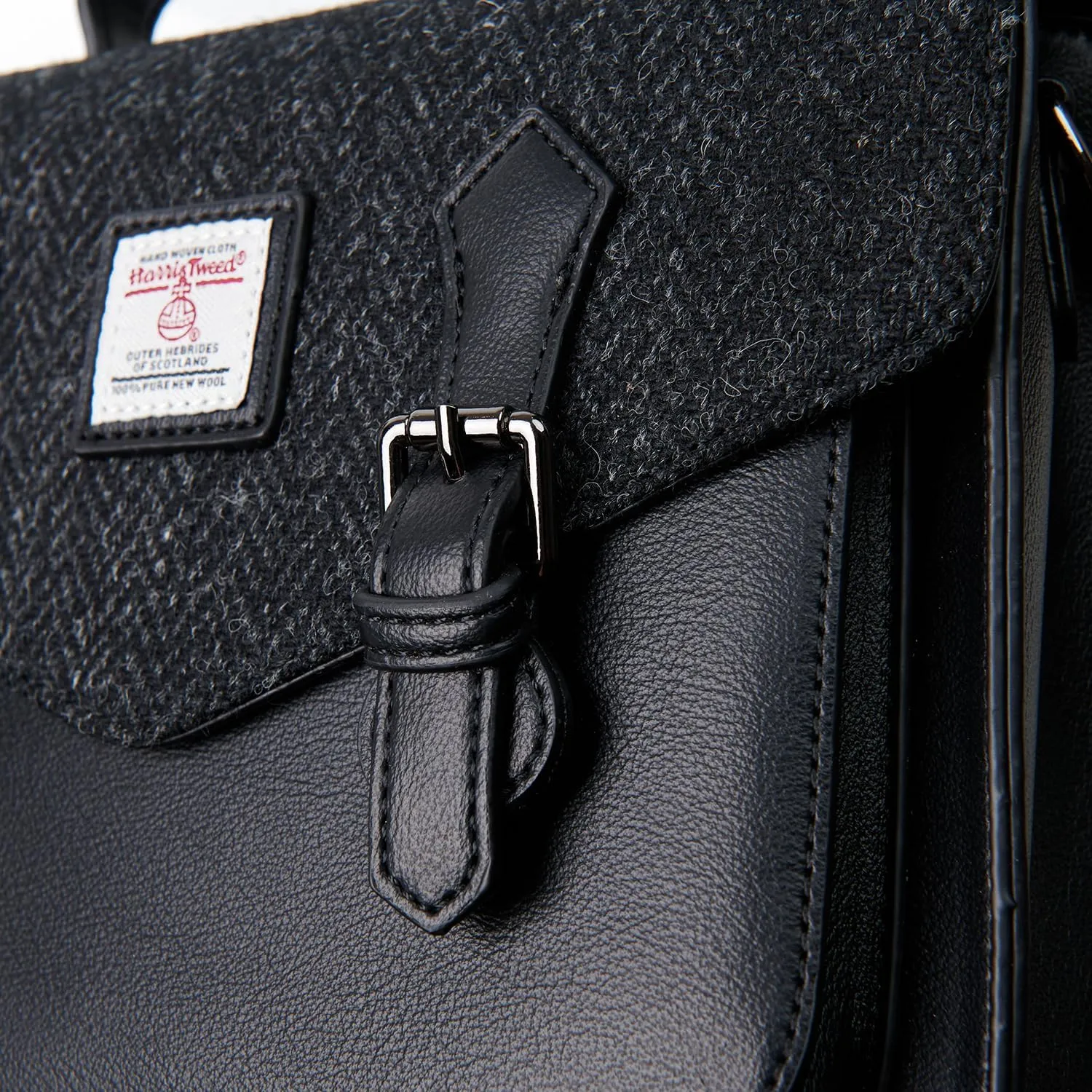 Islander® The Calton Satchel - Ladies Satchel With HARRIS TWEED - Small and Medium