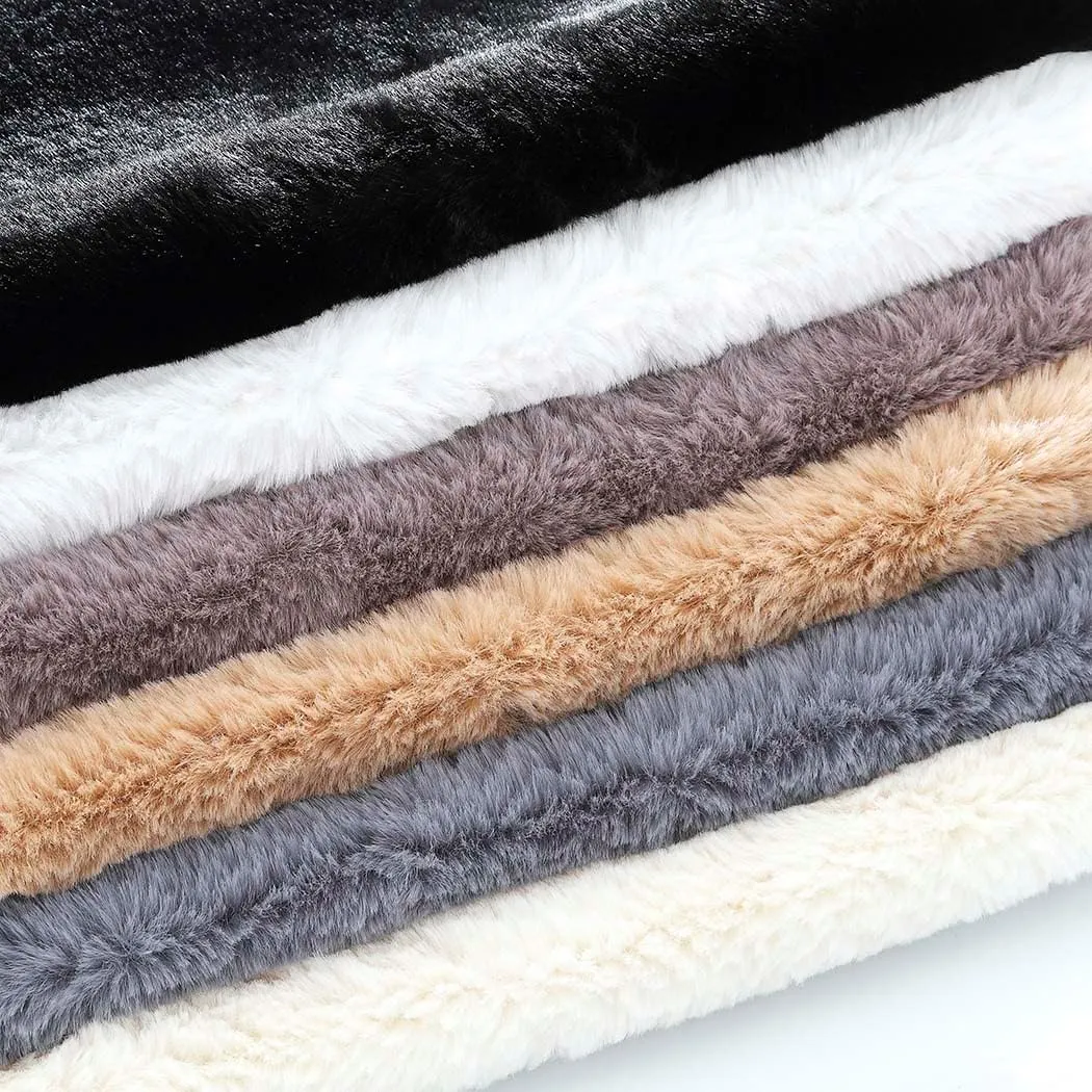 JAKAWIN Women’s Faux Fur Wraps and Shawls Bride Wedding Fur Stole Bridal Fur Shrug Scarf Cover Up for Women