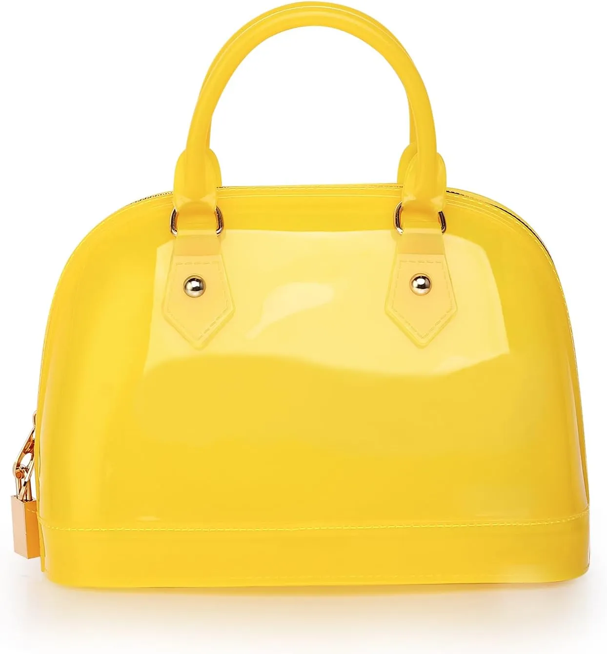 Jelly Crossbody Purse Shoulder Bag, Candy Color Tote Satchel Top-Handle Handbags for Women