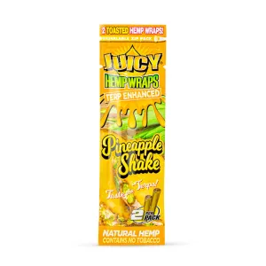 Juicy Jay's Terp Enhanced Hemp Wraps - 2pk - Pineapple Shake
