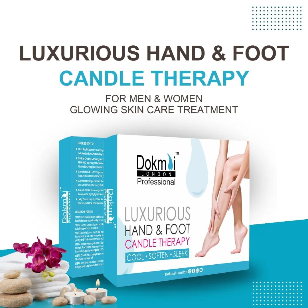 JVNX Luxurious Hand & FootCandle Therapy cool, soften, sleek for all types skin (75 g)