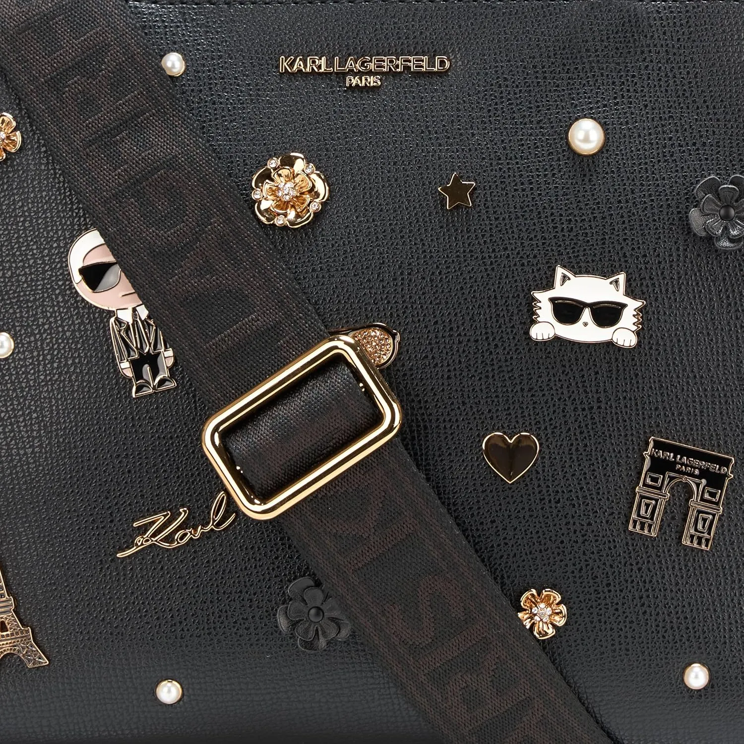 KARL LAGERFELD Paris Women's Maybelle Printed Satchel