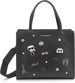 KARL LAGERFELD Paris Women's Maybelle Printed Satchel