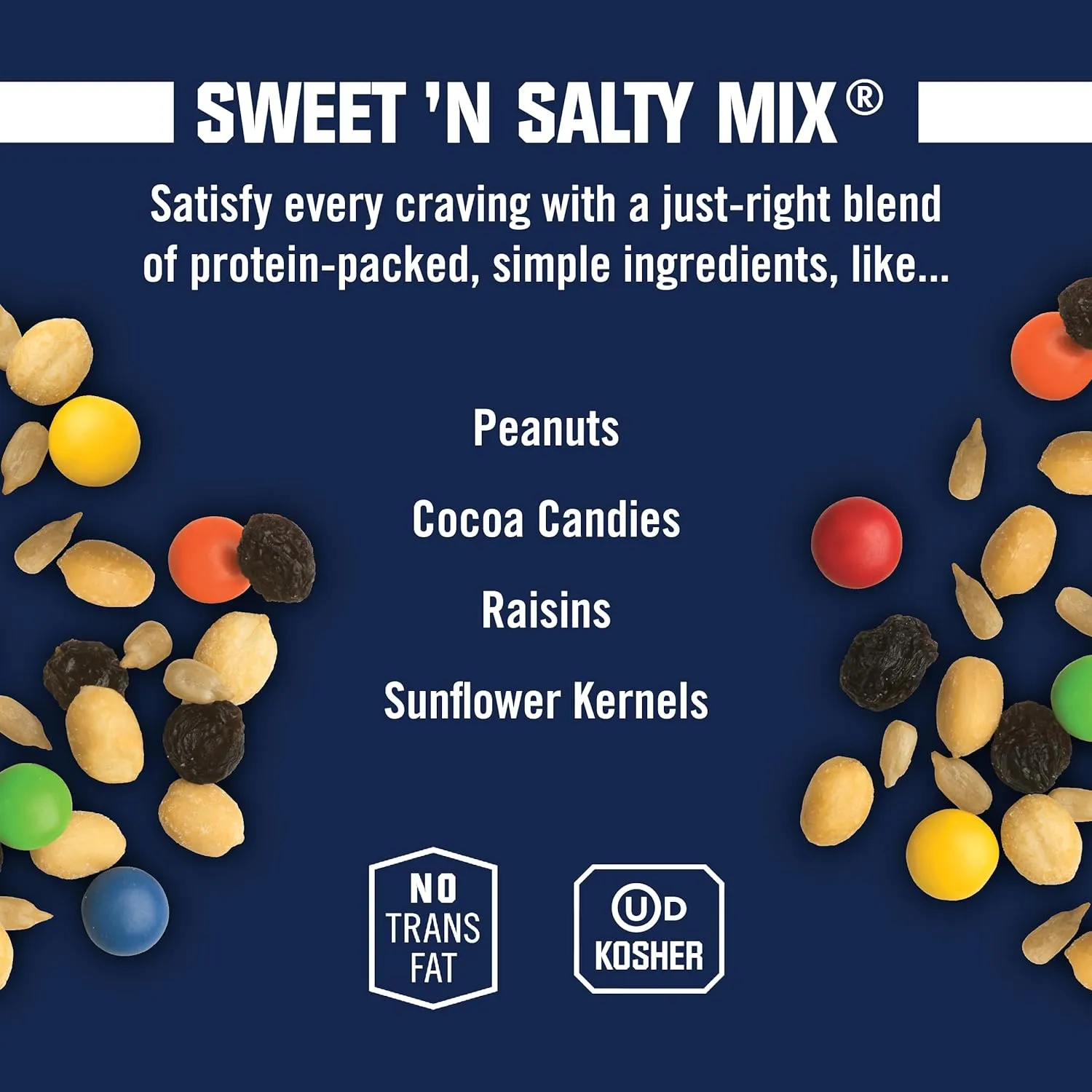 Kar’s Nuts Sweet ‘N Salty Trail Mix – 8 oz Resealable Bag, Pack of 6 - Snacks for Adults and Kids