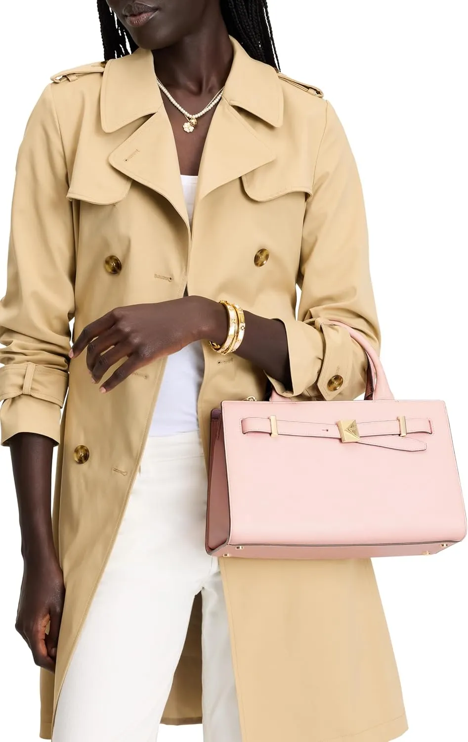 kate spade new york Deco Pebbled Leather Medium Satchel