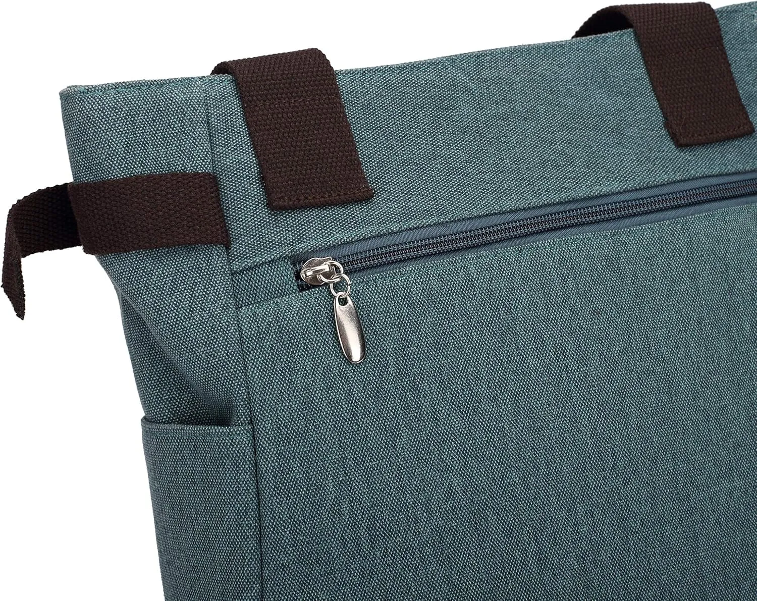 KAUKKO Women Canvas Handbag Shoulder Bag Cat Big Tote Bag(093-ARMYGREEN)