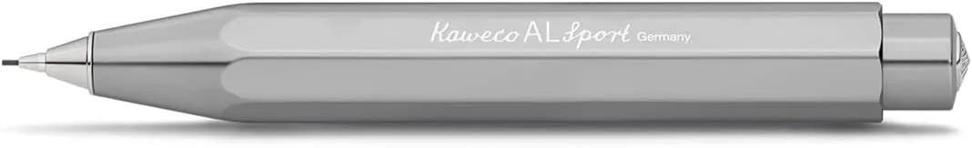 Kaweco AL SPORT Mechanical Pencil Raw 0.7mm HB I Exclusive Mechanical Pencil with 0.7 mm Lead Refill I Aluminium Pencil 10.5 cm