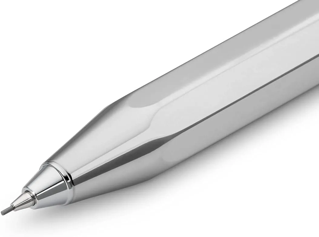 Kaweco AL SPORT Mechanical Pencil Raw 0.7mm HB I Exclusive Mechanical Pencil with 0.7 mm Lead Refill I Aluminium Pencil 10.5 cm