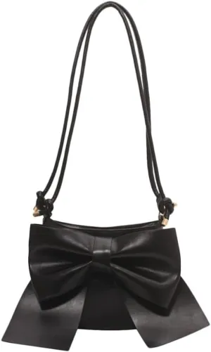 KESYOO sling bag for women bow tie printing one shoulder backpack purse for women bucket bag tote ladies handbag Miss small wallet compound bow Shoulder Bags polyester vintage satchel