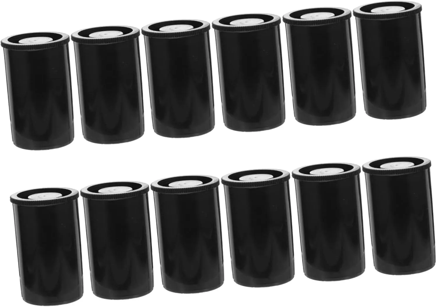 KICHOUSE Bulk Empty Canisters Case Film Canister Storage Containers Lids Pe Material Easy to Carry Practical
