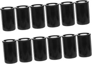 KICHOUSE Bulk Empty Canisters Case Film Canister Storage Containers Lids Pe Material Easy to Carry Practical