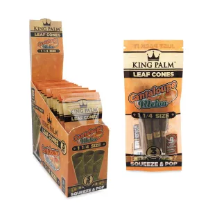 King Palm 1 1/4 Cone - Cantaloupe - 3 Per Pack - (15 Per Display)