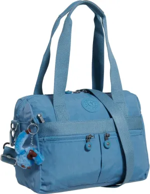 Kipling Klara Satchel Cross Body, Blue Mist Tonal, One Size