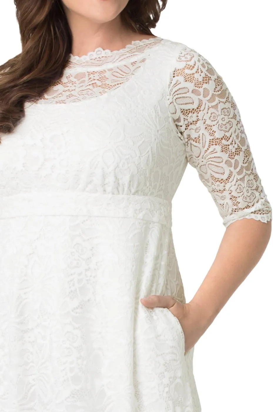 Kiyonna Women's Plus Size Sweet Serenity Wedding Gown