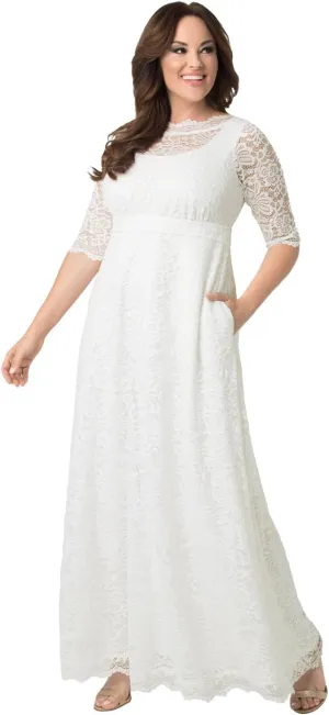 Kiyonna Women's Plus Size Sweet Serenity Wedding Gown