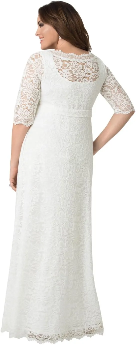 Kiyonna Women's Plus Size Sweet Serenity Wedding Gown