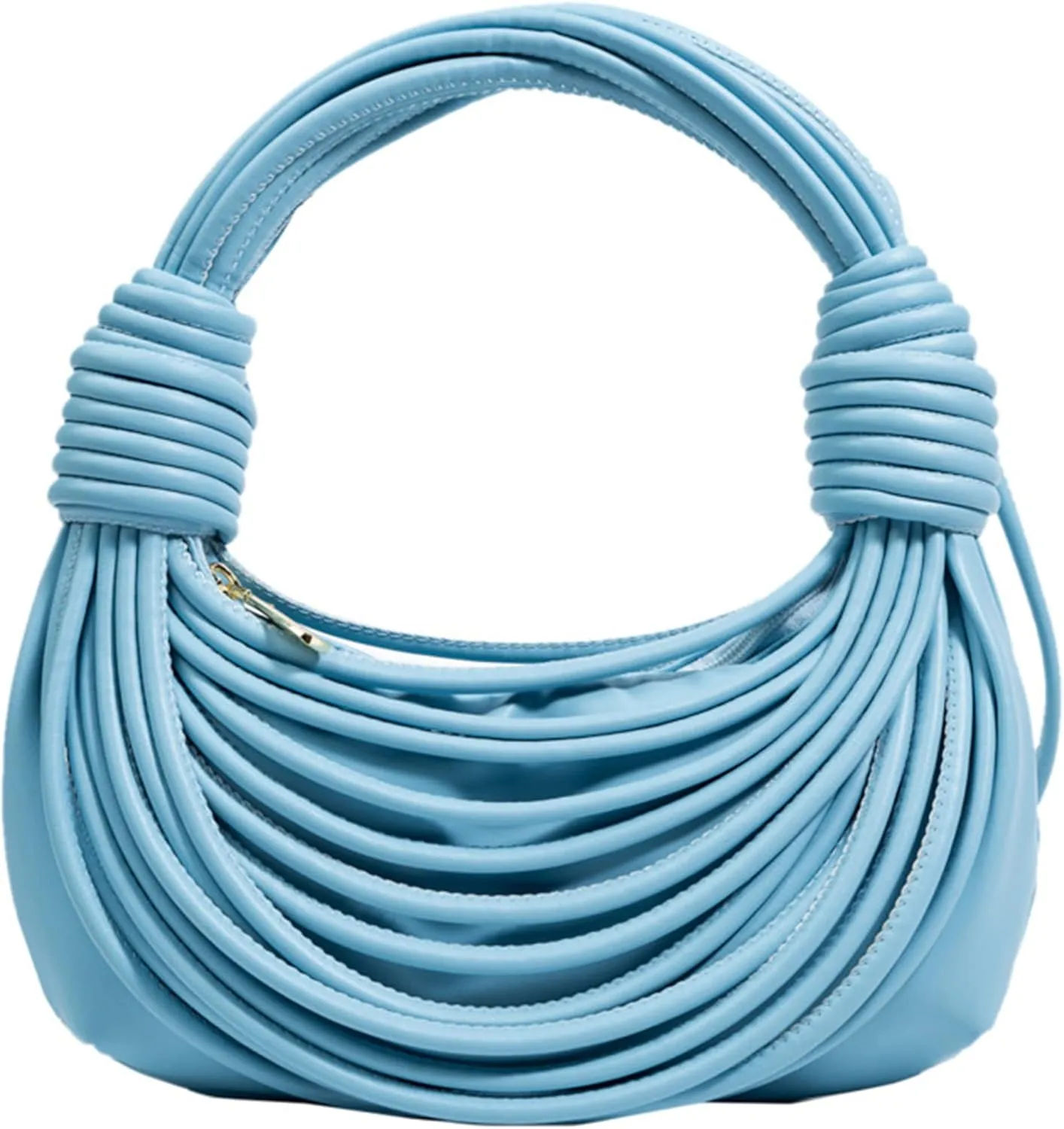 knotted woven tote bag handbag for women Woven Handbag Purse for Women Handwoven Satchel Clutch Purse