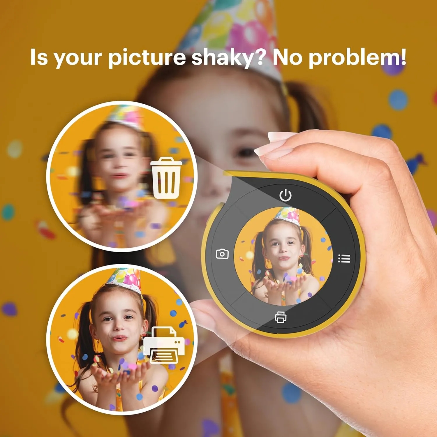 KODAK Memo Shot ERA Kids Instant Digital Camera and Photo Label Printer (White, Camera   10 Rolls)