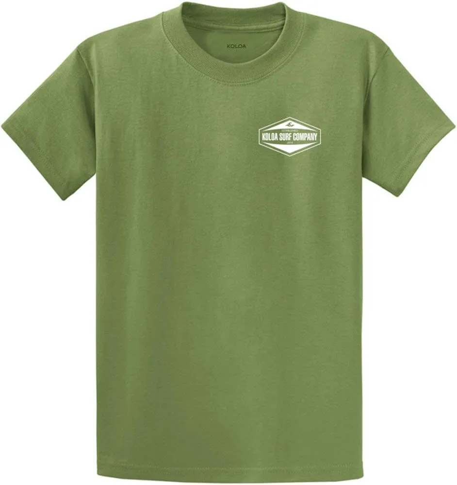 Koloa Surf Custom Graphic Heavyweight Cotton T-Shirts in Regular, Big and Tall