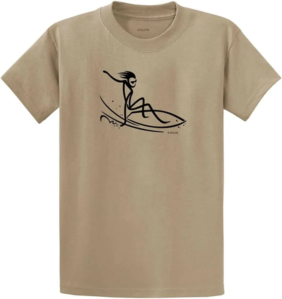 Koloa Surf Custom Graphic Heavyweight Cotton T-Shirts in Regular, Big and Tall