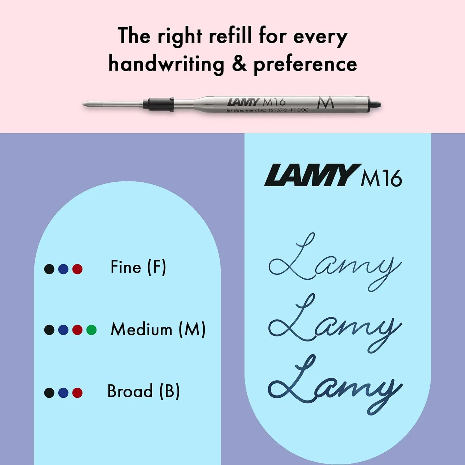 Lamy AL-star black purple - Ballpoint Pen with transparent, ergonomic grip & line width M - lightweight aluminium body - including large capacity refill M 16 in black