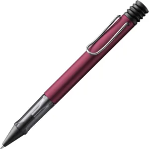 Lamy AL-star black purple - Ballpoint Pen with transparent, ergonomic grip & line width M - lightweight aluminium body - including large capacity refill M 16 in black