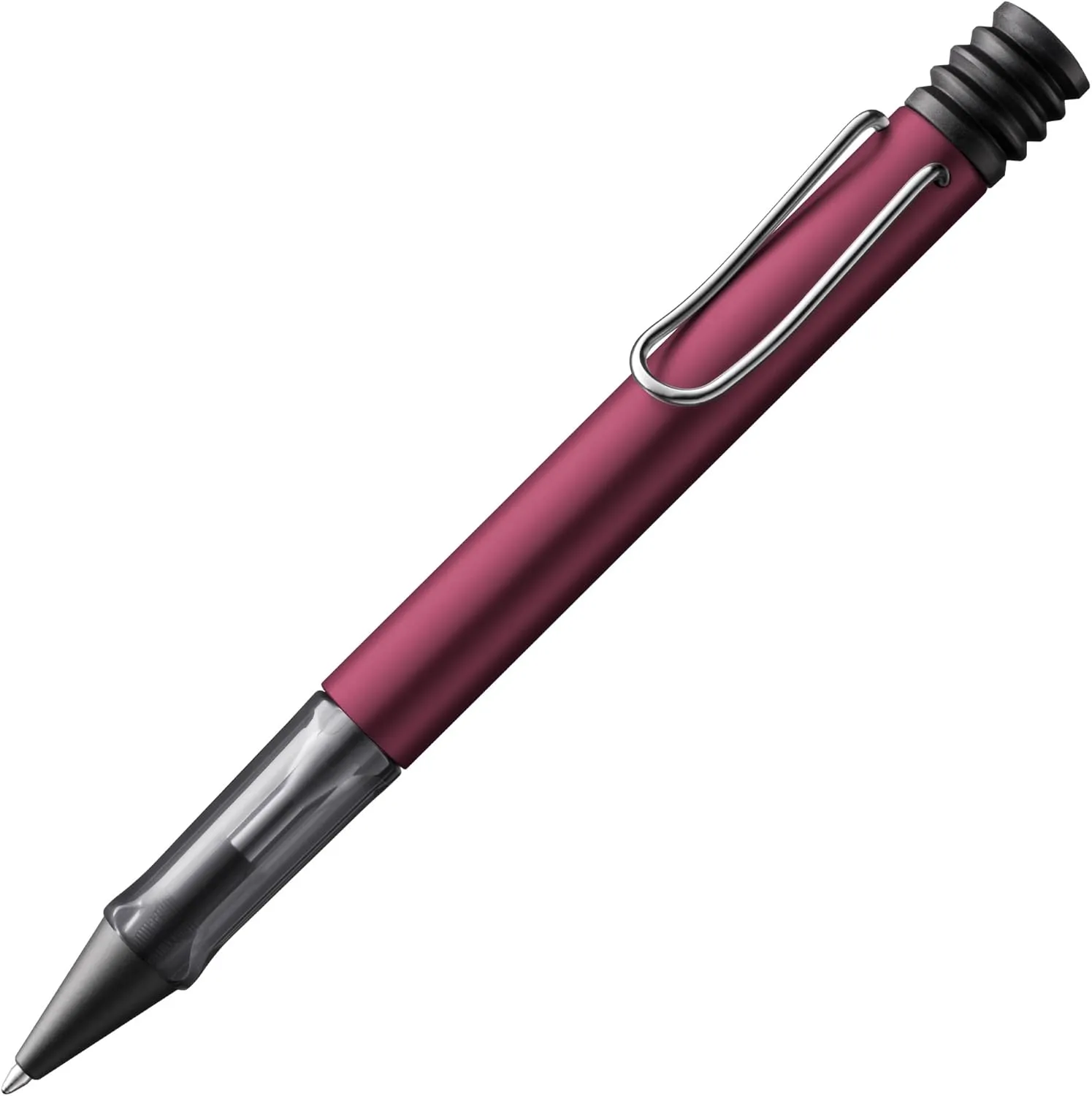 Lamy AL-star black purple - Ballpoint Pen with transparent, ergonomic grip & line width M - lightweight aluminium body - including large capacity refill M 16 in black