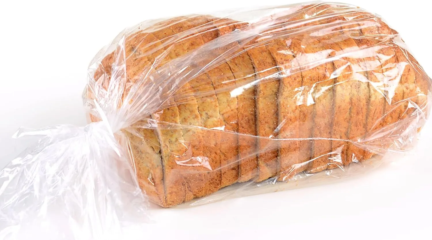 Large Bread Poly Bags,100 Pcs 22x6x10 Inch Bread Loaf Packing Bags with 100 Twist Ties,Clear Thick Gusseted Grocery Bakery Bag (Extra Large-22x6x10)