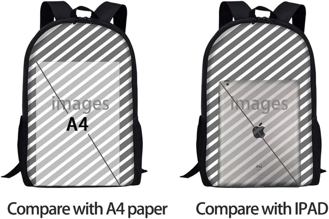 Large Cool School Bag Cute Kids Durable Personalized Backpack Bookbags Astronaut