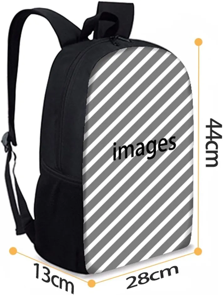 Large Cool School Bag Cute Kids Durable Personalized Backpack Bookbags Astronaut