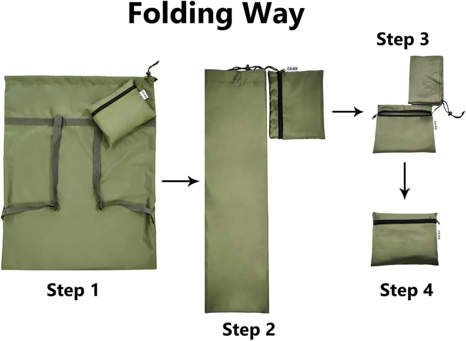 Laundry Bag Backpack, 27” x 34”Sturdy Laundry Bag with Shoulder Straps Drawstring Closure Heavy Duty Foldable Backpack for College, Travel, Laundromat, Apartment (Green| 2 Pack)