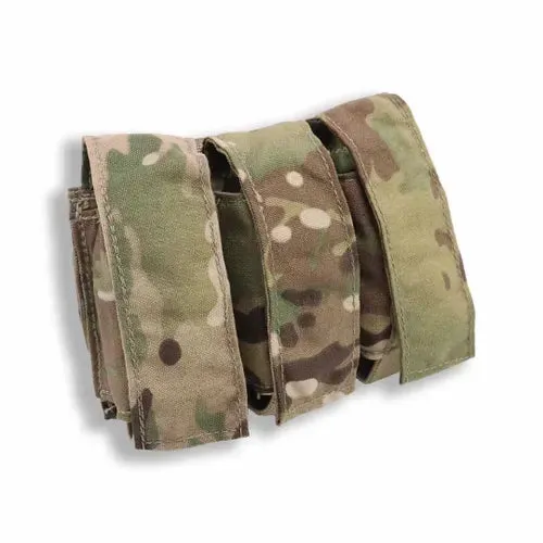 LBT MOLLE-ii Triple Pistol Magazine / Grenade Pouch - Multicam