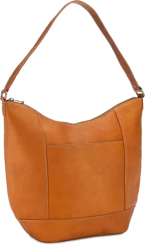 Le Donne Leather Taylor Hobo Full Grain Leather Shoulder Bag Handbag Purse For Women