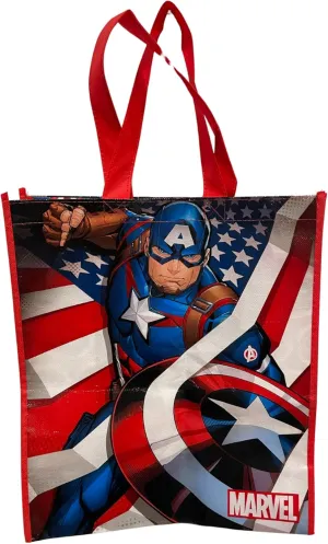 Legacy Licensing Partners Marvel Captain America Collectable Large Reusable Tote Bag