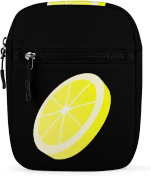Lemon Slice Small Crossbody Bag Lightweight Satchel Bag Tote Bag Mini Handbag for Men Women