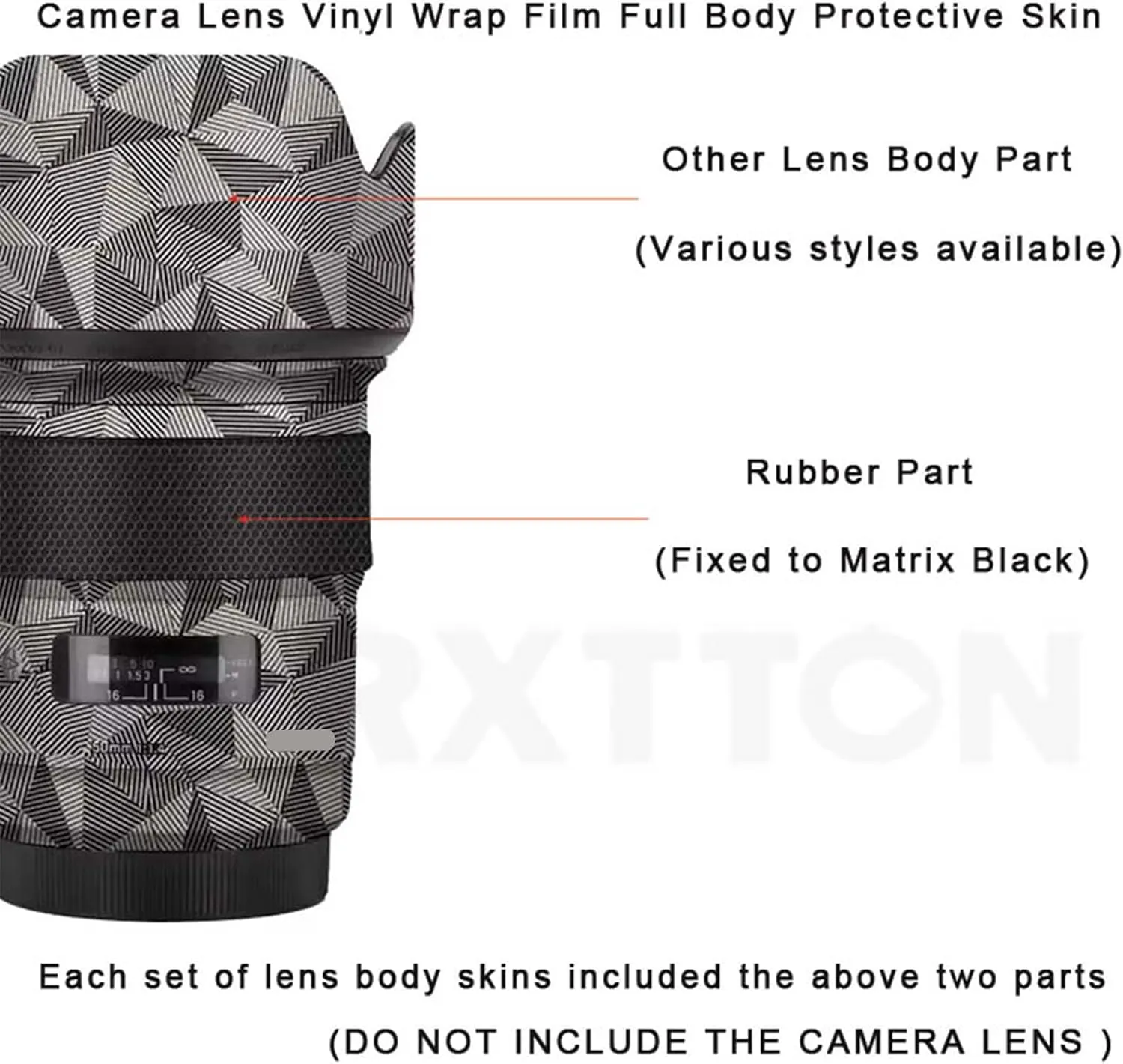 Lens Skin Camera Vinly Wrap Flim for Sigma 50mm F1.4 DG HSM Art Fit for Canon Mount Camera Full Body Decorative Sticker Cover Decal 1:1.4 50 1.4(Field Camouflage)