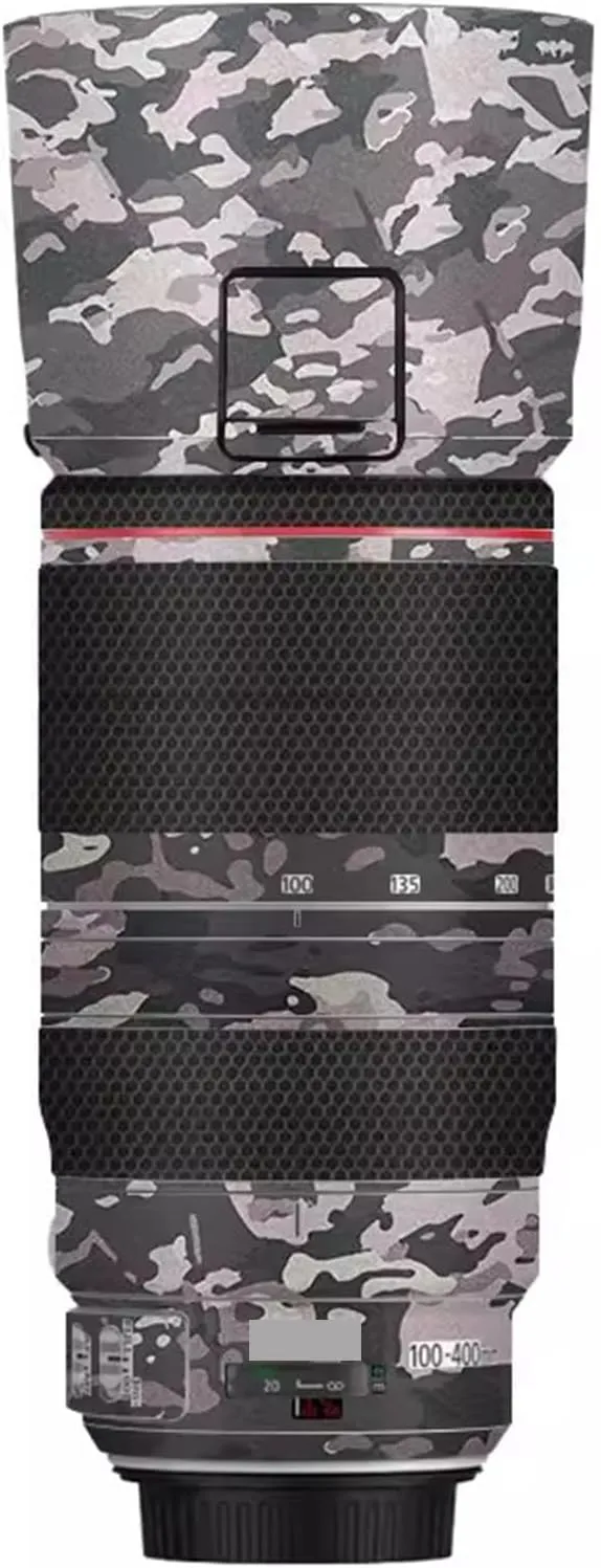 Lens Skin Vinyl Wrap Film Camera Protective Sticker for Canon EF 100-400mm F4.5-5.6L is II USM Protector Coat Photography Accessories 100-400 4.5-5.6(Field Camouflage)