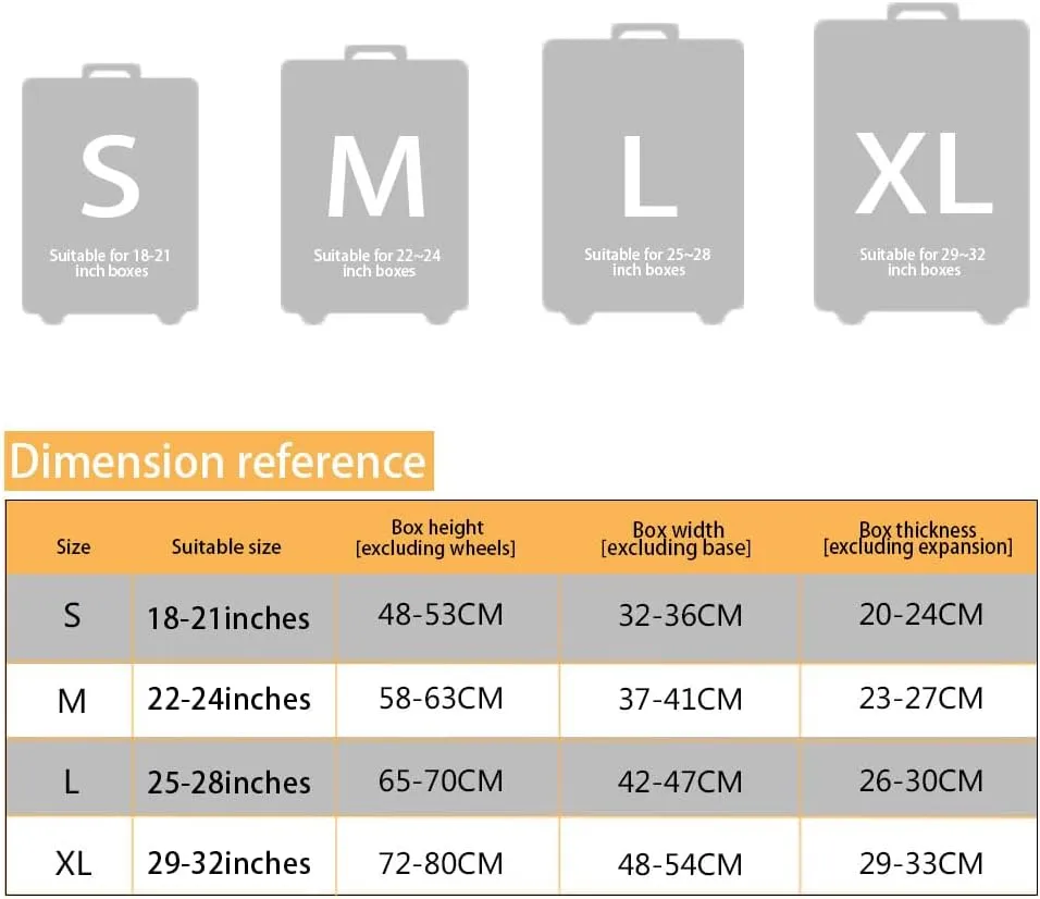 Lightweight Luggage Cover, Sturdy Travel Suitcase Protector Dustproof Protector Sturdy Travel Case Protectors for Long Journeys & Family Trips Coconut Trees