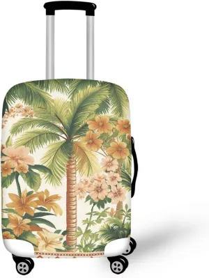 Lightweight Luggage Cover, Sturdy Travel Suitcase Protector Dustproof Protector Sturdy Travel Case Protectors for Long Journeys & Family Trips Coconut Trees